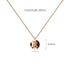 Solid 925 Sterling Silver Initial Alphabet Personalised Disc Necklace